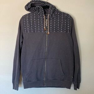 Howler Bros hoodie sweatshirt men’s small grey pattern GUC